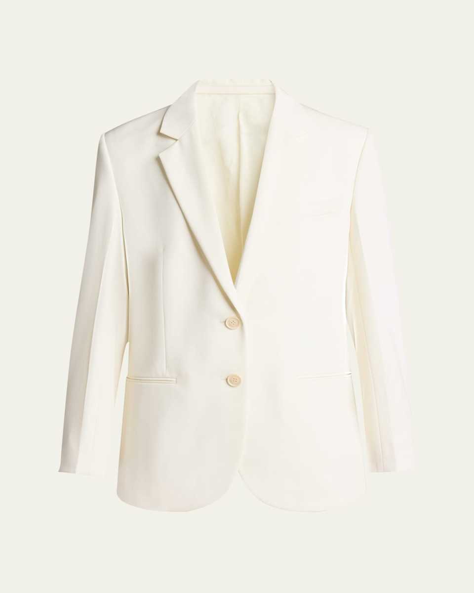 Classic Tailored Wool-Blend Jacket